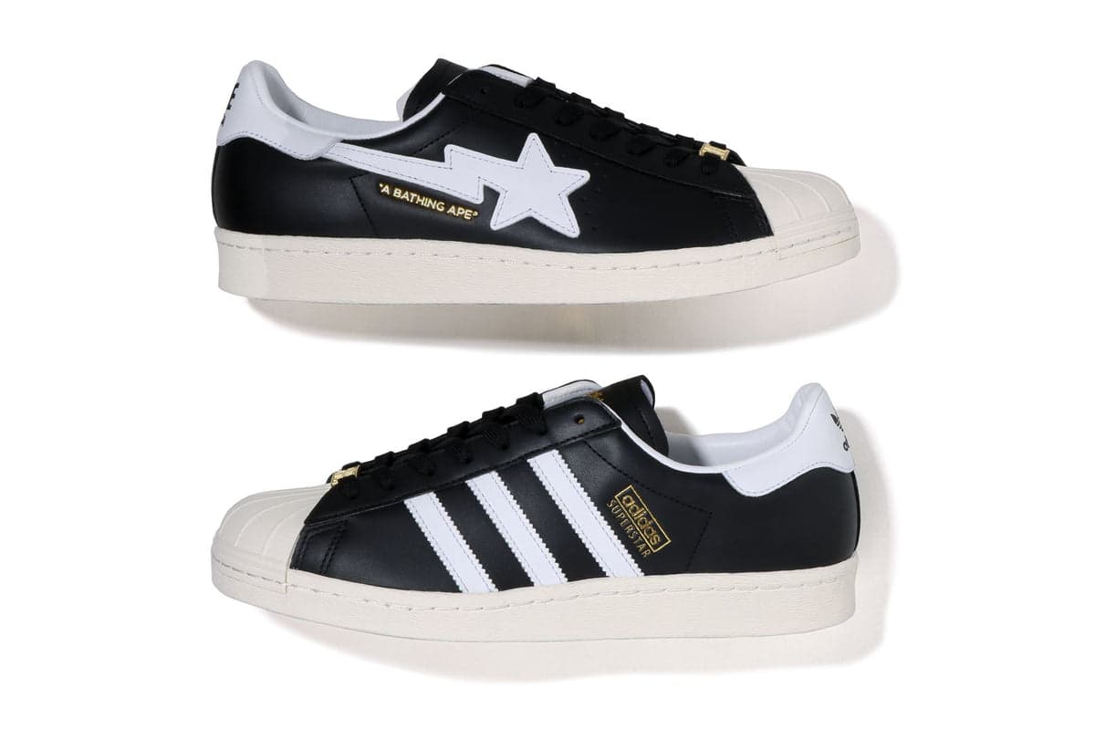 KICK-STEP x DARK Adidas Superstar X Bape"